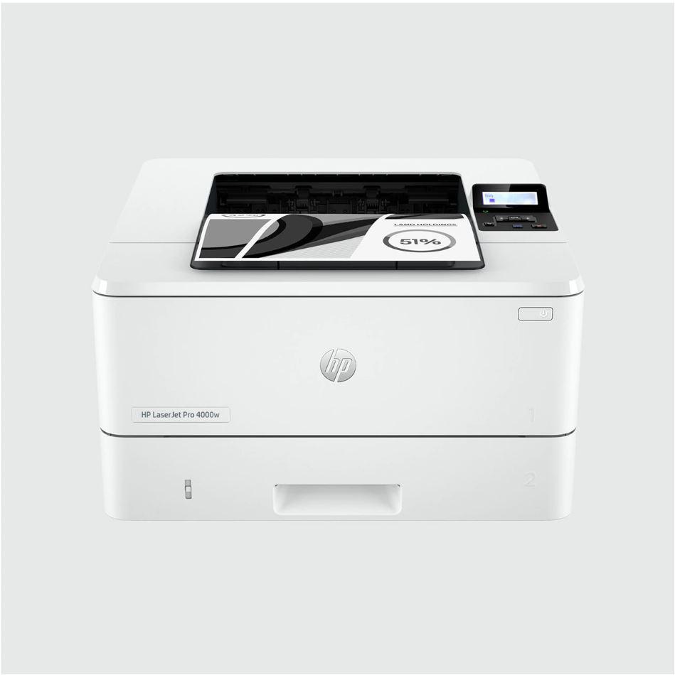 Imprimanta Laser monocrom HP LaserJet Pro 4002DW, A4, Duplex, viteza printare 40ppm, Rezolutie printare 1200x1200dpi, 350 coli standard, Wireless, Bluetooth