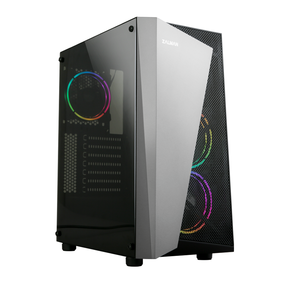 Carcasa Zalman S4 Plus, Mid-Tower, fara sursa, ATX, Black