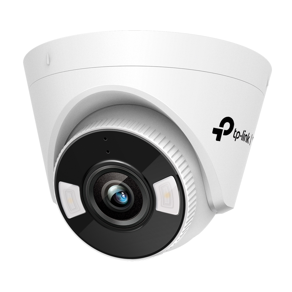 Camera de supraveghere Smart TP-Link VIGI C440-W(4mm) tip turret de interior, 4MP HD, Wireless, Full Color Night Vision, Two-Way Audio, Detectarea miscare, control de la distanta