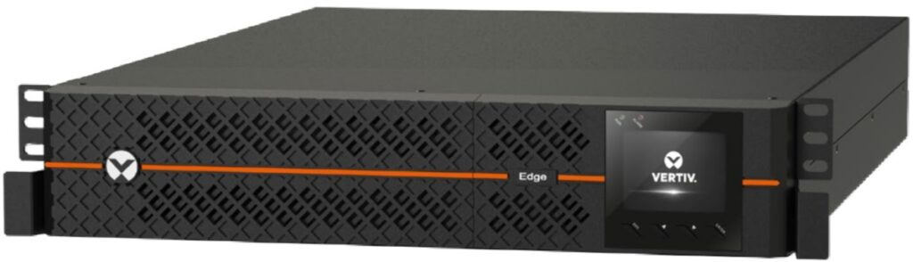 UPS Edge, Vertiv, 2.2kVA, 230V, 2U, 43.8 x 51 cm, Negru/Portocaaliu