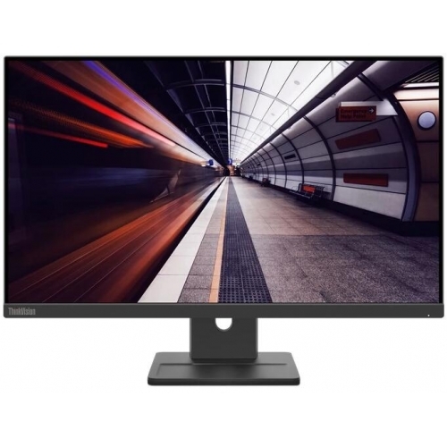 Monitor LED IPS Lenovo ThinkVision E24-28 23.8″, Full HD (1920×1080), 100Hz, 4ms, 99% sRGB, Boxe 2W x2, HDMI, Display Port, VGA, Pivot, VESA, negru