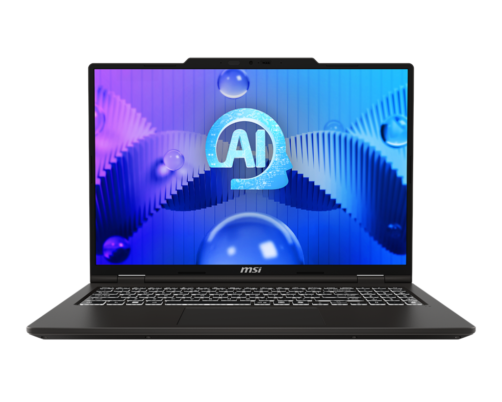 Laptop MSI Venture 16 AI A1MG-038XRO, 16 inch 2048 x 1280, Intel Core Ultra 7 155H 16 C / 22 T, 2.5 GHz – 4.8 GHz, 24 MB cache, 28 W, 16 GB DDR5, 512 GB SSD, Intel Arc Graphics, Fara sistem de operare, Gri