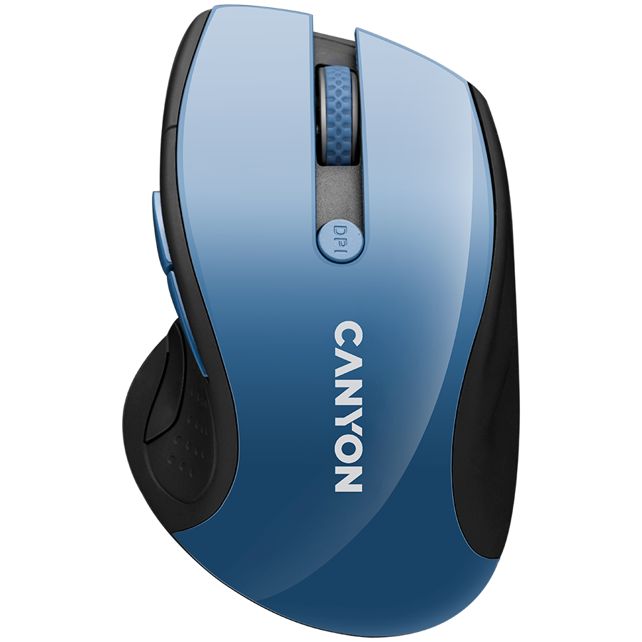 Mouse Canyon MW-01 BlueLED Wireless Blue Grey
