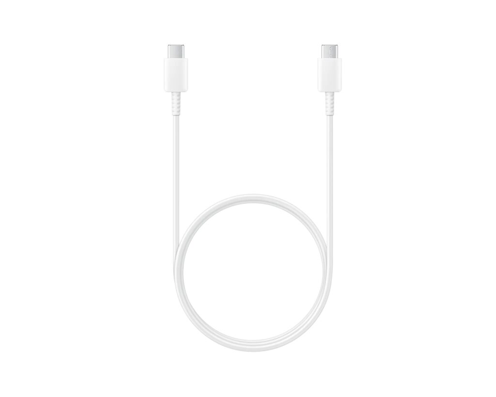 Cablu Date si Incarcare USB-C – USB-C Samsung EP-DA705 3A 1m Alb EP-DA705BWEGWW