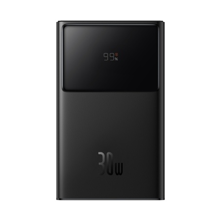 Power bank Baseus Star-Lord Digital, display, capacitate 10000mAh, 30W, 2 x USB, 1 x USB Type-C, total 5V/3A, negru