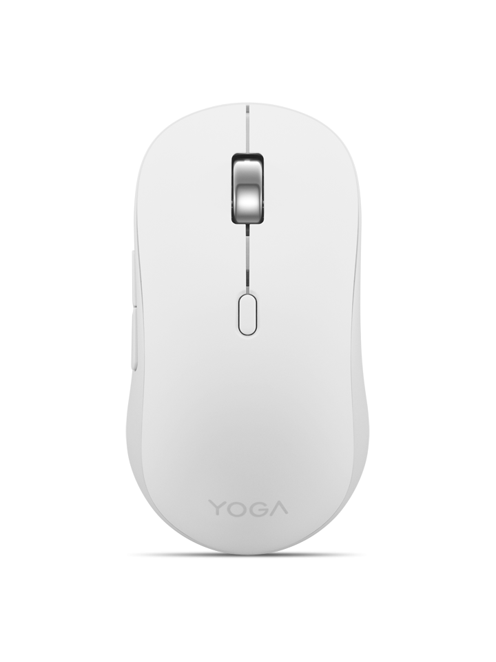 Mouse silentios Bluetooth Lenovo Yoga, pana la 4000DPI, tip: full size ambidextru, senzor: IR optic, numar de butoane: 6 (programabile), conectivitate: Bluetooth 5.3, se poate conecta la 3 dispozitive, greutate: 88g, compatibil cu Windows 10, Windows 11