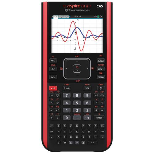 Calculator grafic avansat Texas Instruments TI-Nspire™ CX II-T CAS, afisaj color