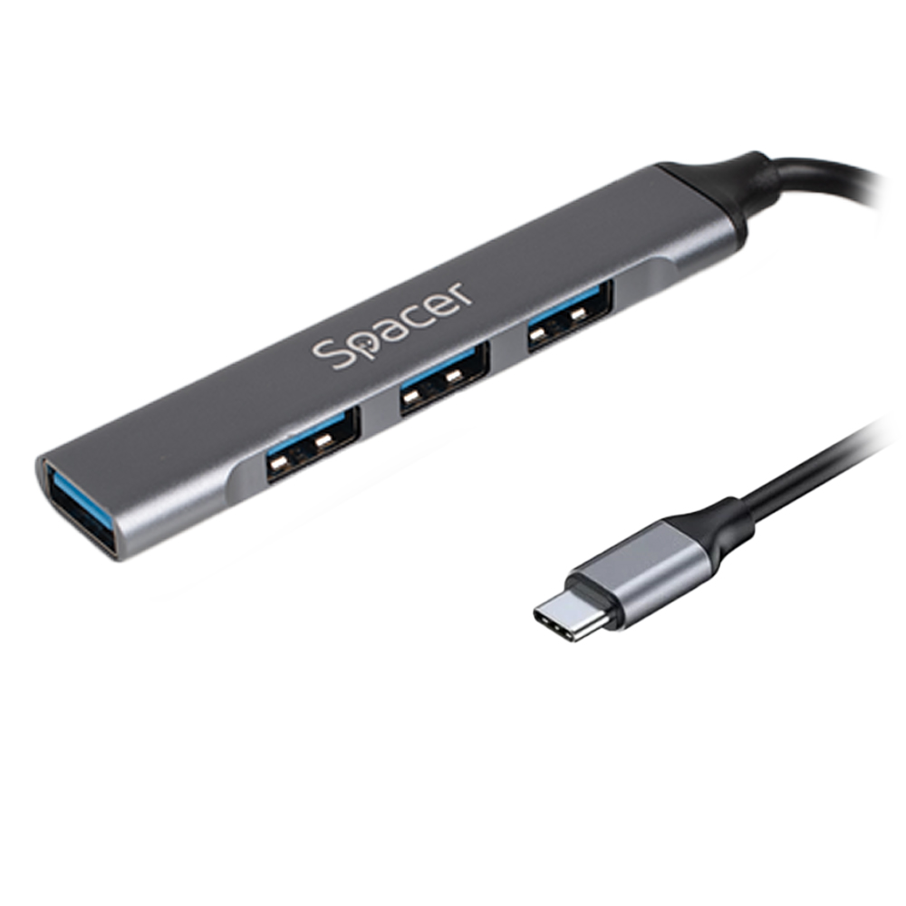Hub extern SPACER, porturi USB:USB 3.0 X 1, USB 2.0