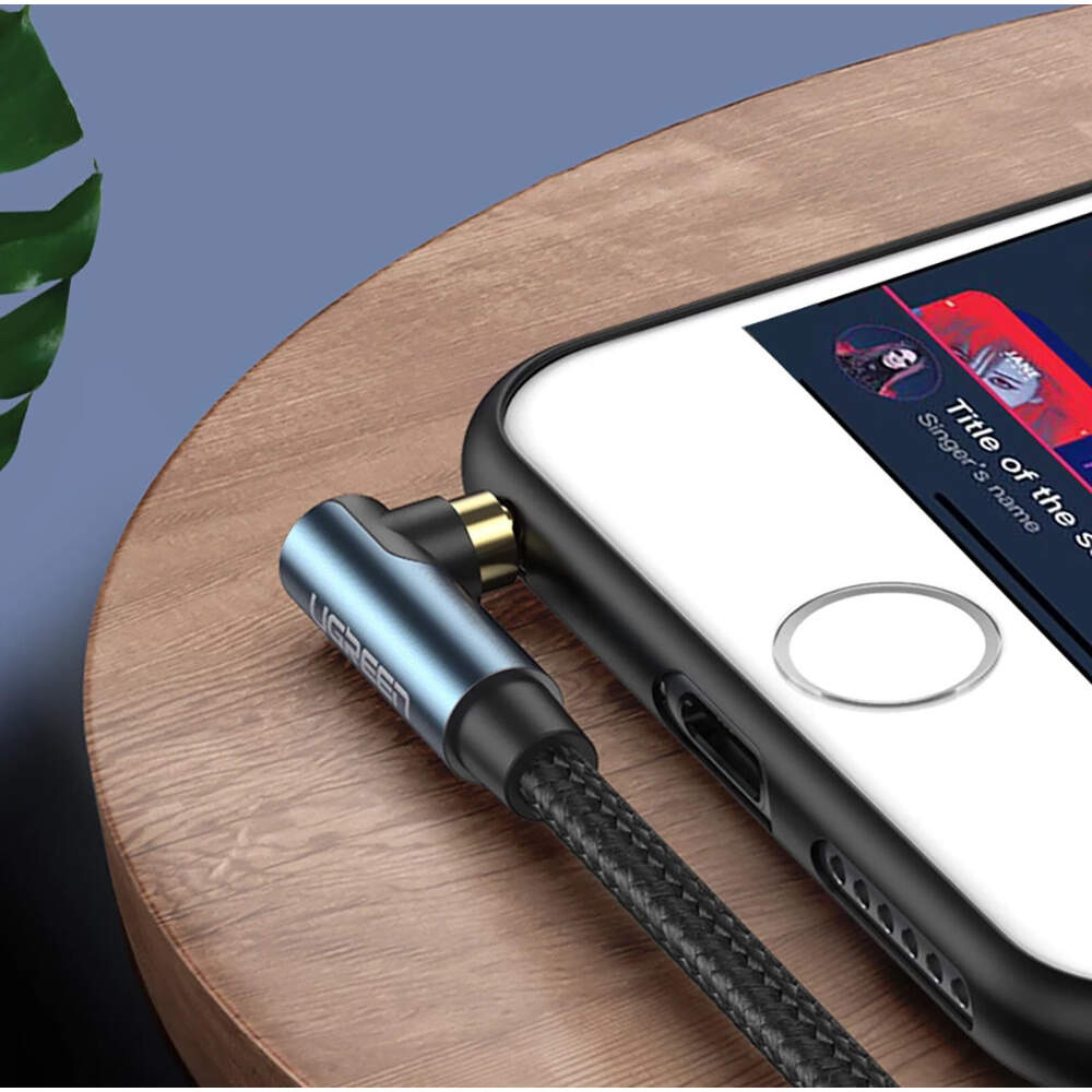 Cablu auxiliar mini jack, UGREEN, 3.5mm, 1 m, Albastru 4 Cablu auxiliar mini jack, UGREEN, 3.5mm, 1 m, Albastru - imagine 4