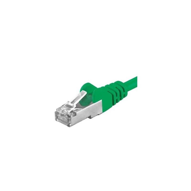 Cablu jumper PremiumCord CAT6A S-FTP, RJ45-RJ45, 1m, verde