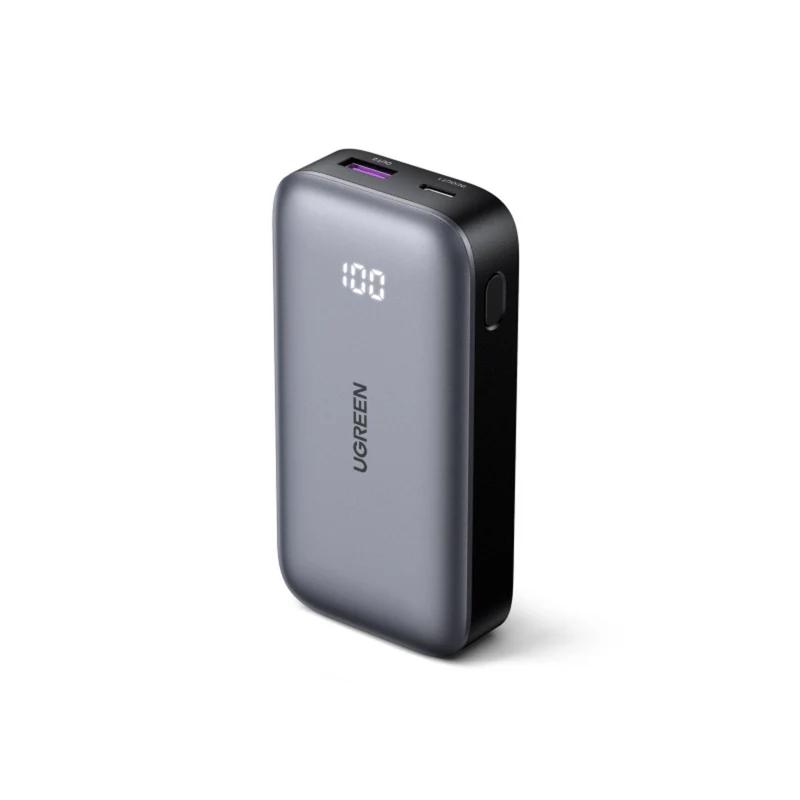 Acumulator extern UGREEN Power Bank PB502, 10000mAh, incarcare bidirectionala rapida, 30W, Fast Charging Negru
