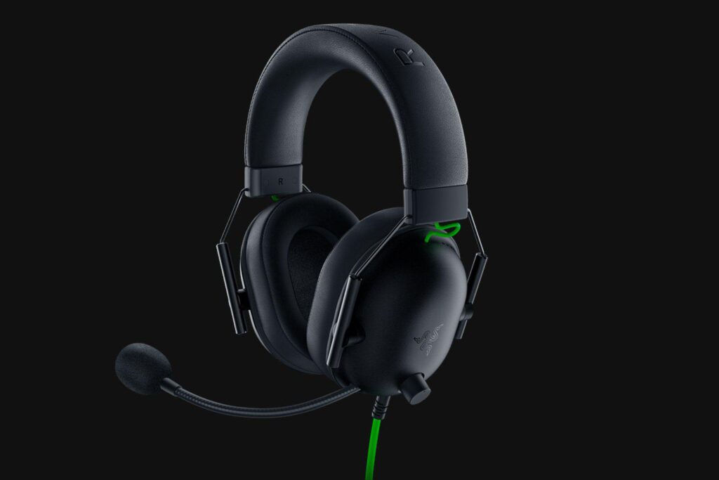 Casti gaming cu fir Razer Blackshark V2 X, jack 3.5 mm, 7.1 Surround, verde