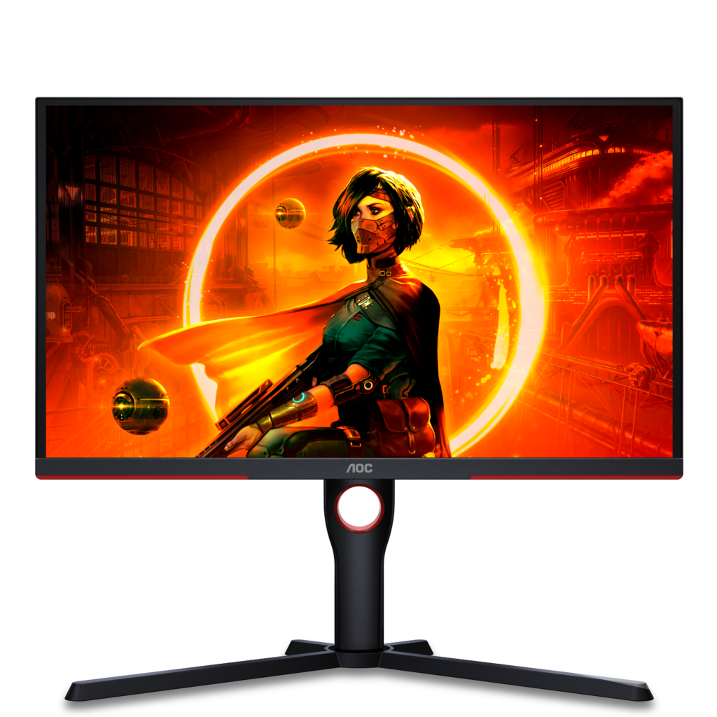 Monitor Gaming AOC 25G3ZM 24.5″ Full HD, WLED, VA, 240Hz, 1MS, HDMI, DisplayPort, USB hub, Pivot
