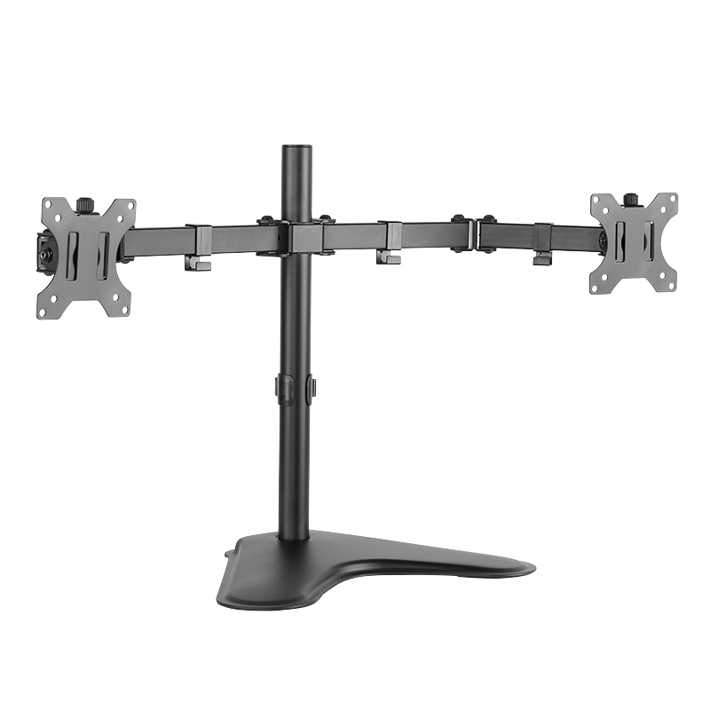 Suport birou Logilink pentru 2 monitoare 13″-32″, Negru