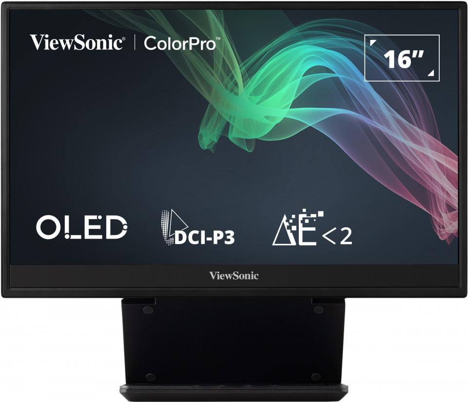 Monitor OLED ViewSonic 16″, Full HD, HDMI, USB Type-C, USB, Negru