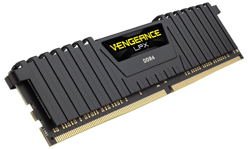 Memorie Corsair Vengeance LPX 16GB (2x8GB) DIMM, DDR4, 2666MHz, CL16, 1.2V, XMP 2.0, Black