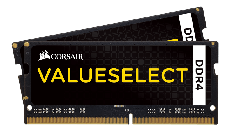 Memorie notebook Corsair ValueSelect, 16GB, DDR4, 2133MHz, CL15, 1.2v, Dual Channel Kit 1 Memorie notebook Corsair ValueSelect, 16GB, DDR4, 2133MHz, CL15, 1.2v, Dual Channel Kit