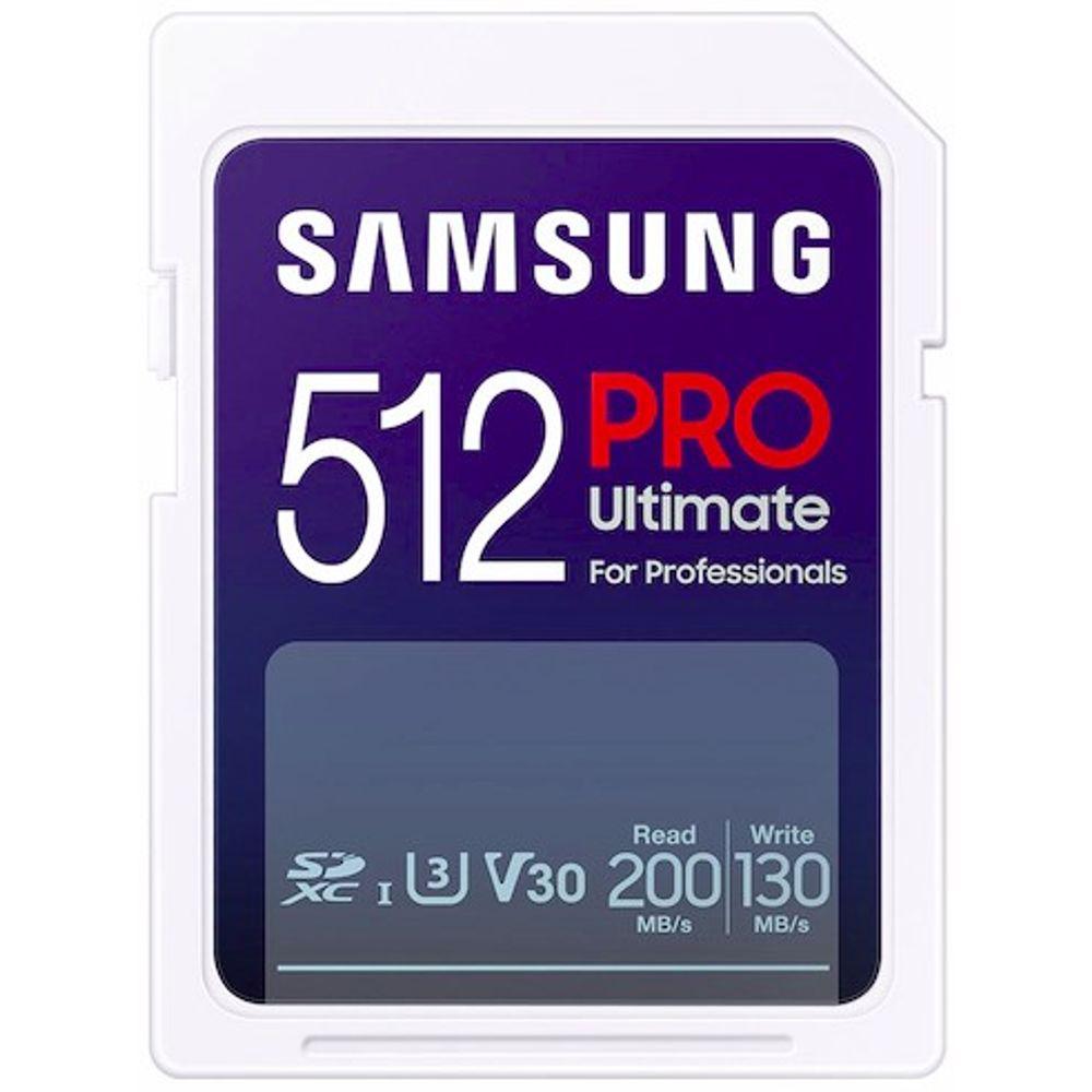 Card de memorie Samsung SDXC PRO Plus 512GB, 180MB/s with reader (2023)