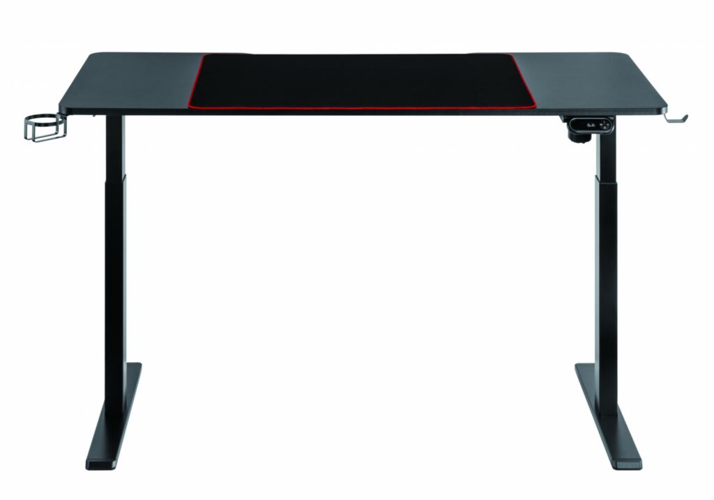 Birou Gaming Electric Serioux Elysium, RGB, 140x60x73 cm, Negru