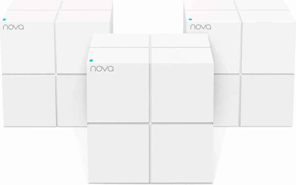 Sistem wireless mesh Tenda Nova MW6, MU-MIMO, Gigabit, kit cu 3 noduri wireless