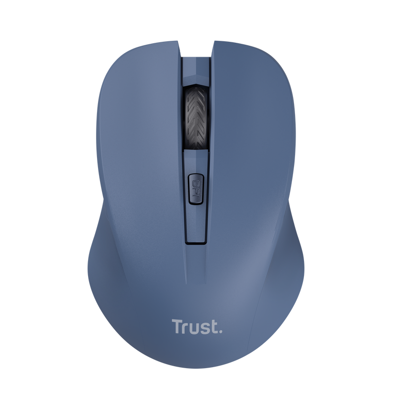 Mouse Wireless Trust MYDO, 1000/1400/1800 DPI, Silentios, Albastru
