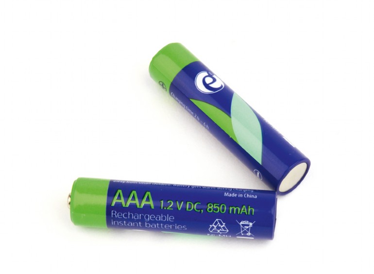 Acumulator Gembird AAA (R3), 1.2V NiMH 850mAh, 2 buc., EG-BA-AAA8R-01