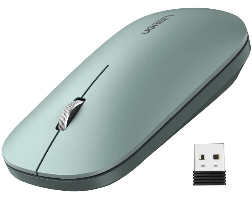 Mouse USB fara fir Ugreen, verde