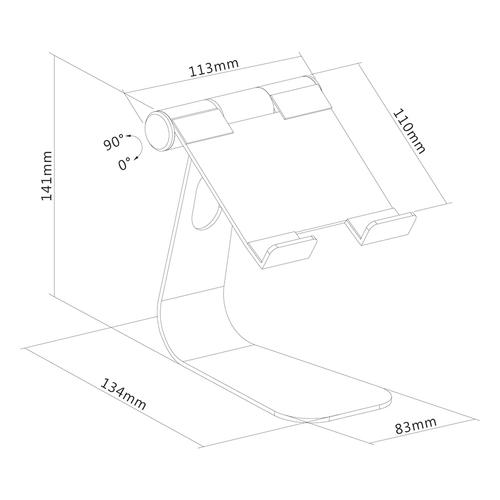 Suport de birou pentru telefon si tableta NewStar DS15-050SL1 2 Suport de birou pentru telefon si tableta NewStar DS15-050SL1 - imagine 2