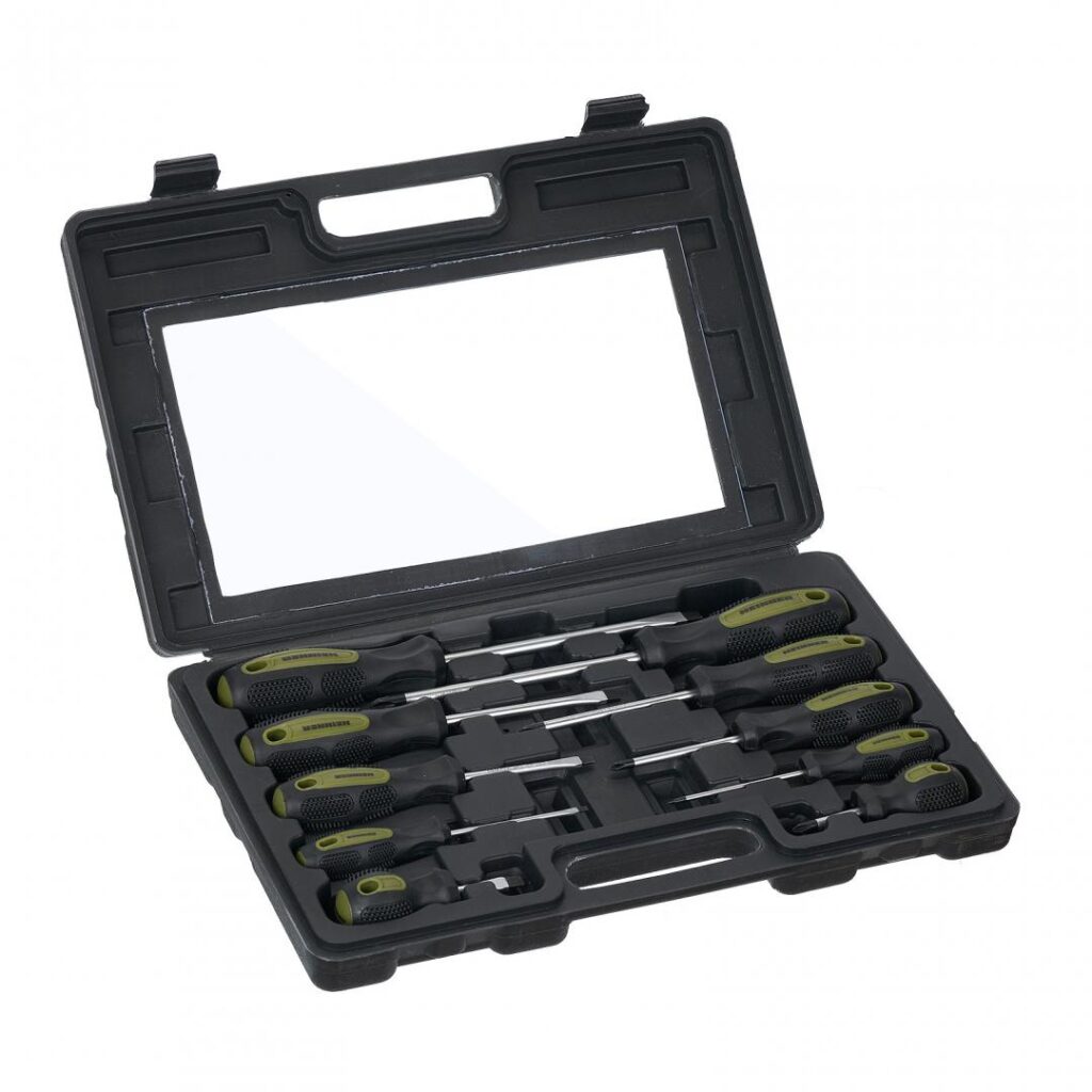 Set 10 surubelnite Heinner PCSS011, material chrome-vanadium