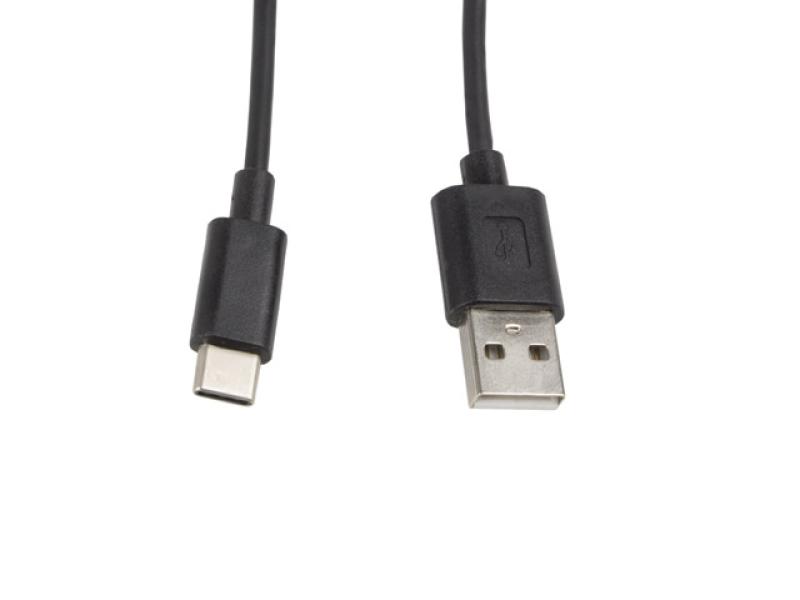 Cablu de date Lanberg, USB 2.0, Tip C, 1m, Negru