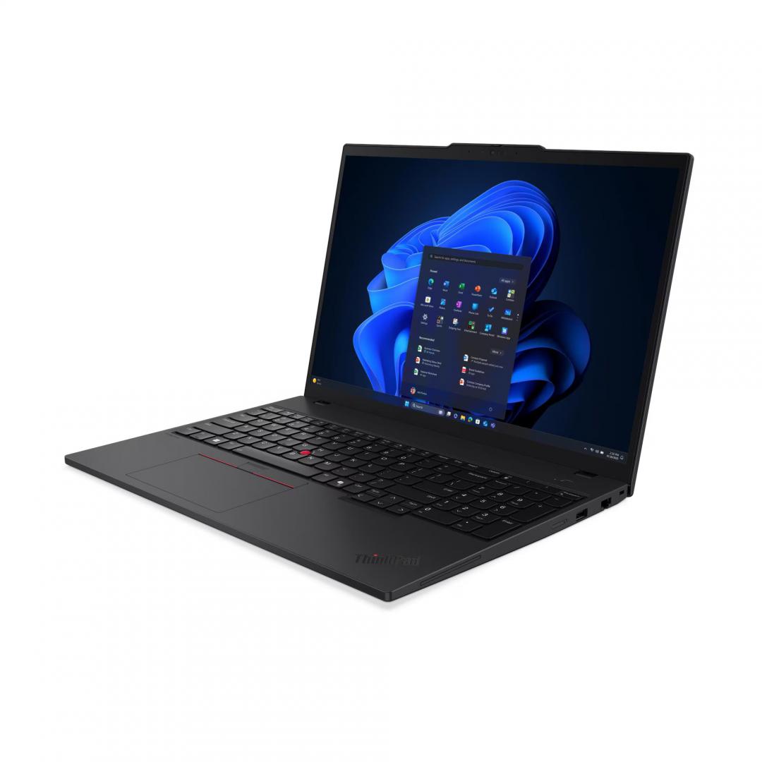 Laptop Lenovo ThinkPad T16 Gen 4 (Intel) cu procesor Intel® Core Ultra 7 255U pana la 5.20 GHz, 16" WUXGA IPS, 64GB RAM, 1TB SSD, Intel® Graphics, Windows® 11 Pro 1 Laptop Lenovo ThinkPad T16 Gen 4 (Intel) cu procesor Intel® Core Ultra 7 255U pana la 5.20 GHz, 16" WUXGA IPS, 64GB RAM, 1TB SSD, Intel® Graphics, Windows® 11 Pro