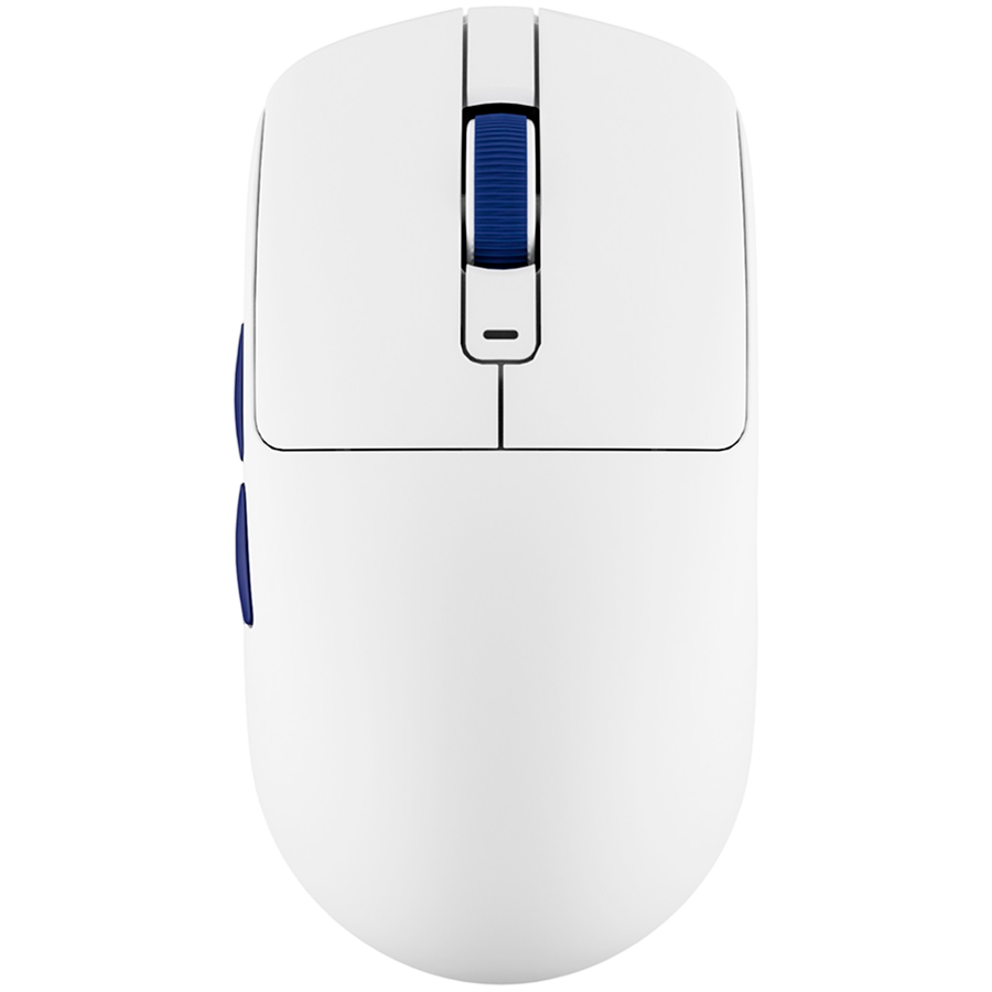Mouse Gaming Royal Kludge M30, Wired, Wireless, Bluetooth, Alb/Albastru