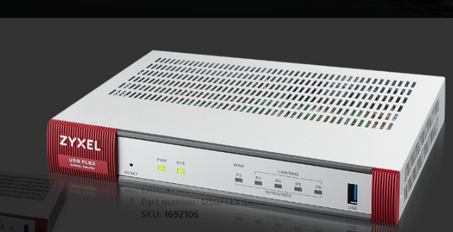 ZYXEL USGFLEX100HP H FIREWALL POE - imagine 2