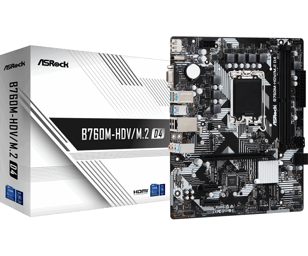 Placa de baza B760M-HDV/M.2 DDR4, Socket 1700
