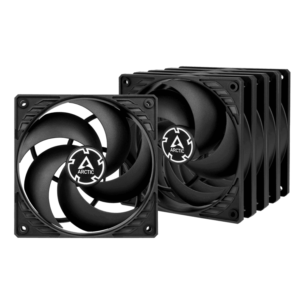 Ventilator ARCTIC P12 Value Pack(5 buc), Black, 120mm