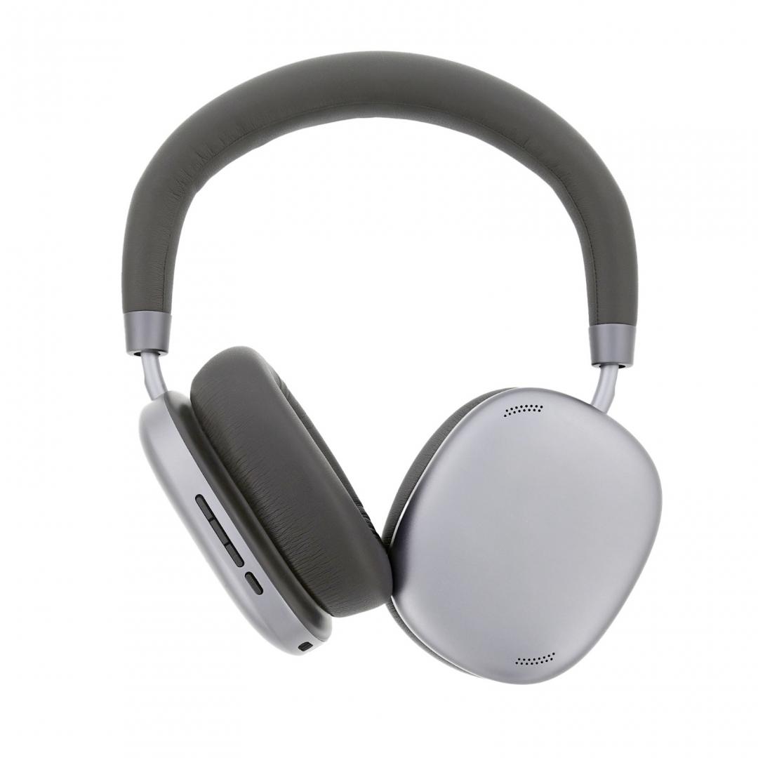 Casti Bluetooth Over-ear Tellur Shade, ANC, gri 3 Casti Bluetooth Over-ear Tellur Shade, ANC, gri - imagine 3