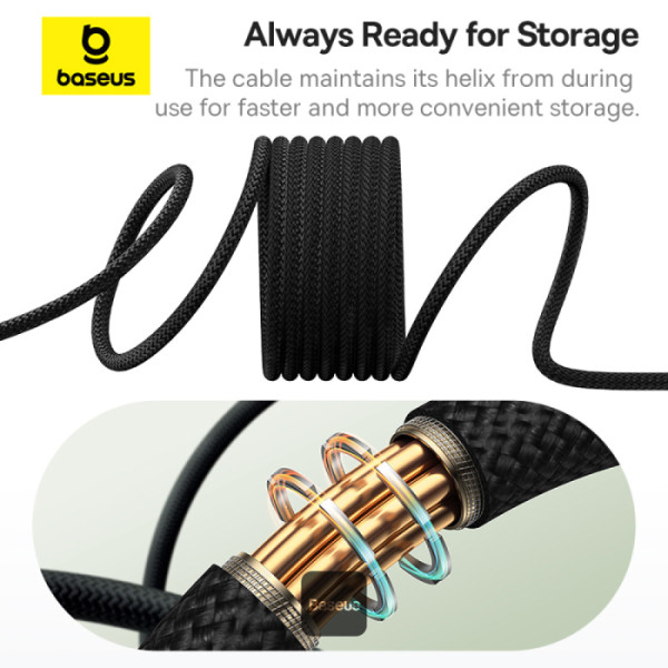 CABLU alimentare si date Baseus Tungsten Gold, Fast Charging Data Cable pt. smartphone, cablu magnetic, USB Type-C la Iphone Lightning, 20W, 1m, negru "P10319805111-01" (timbru verde 0.08 lei) - 6932172662356 5 CABLU alimentare si date Baseus Tungsten Gold, Fast Charging Data Cable pt. smartphone, cablu magnetic, USB Type-C la Iphone Lightning, 20W, 1m, negru "P10319805111-01" (timbru verde 0.08 lei) - 6932172662356 - imagine 5