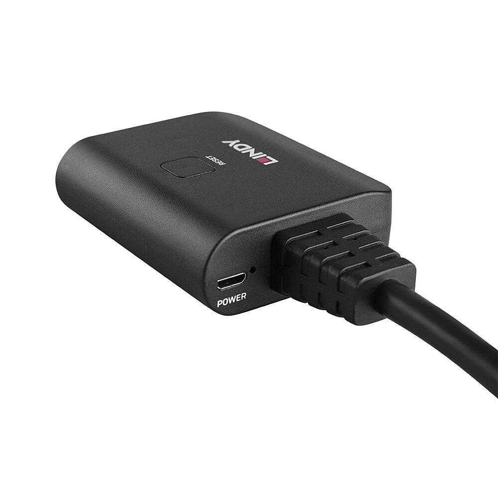 Adaptor HDMI, Lindy, 2 x HDMI, 50 cm, Negru 3 Adaptor HDMI, Lindy, 2 x HDMI, 50 cm, Negru - imagine 3