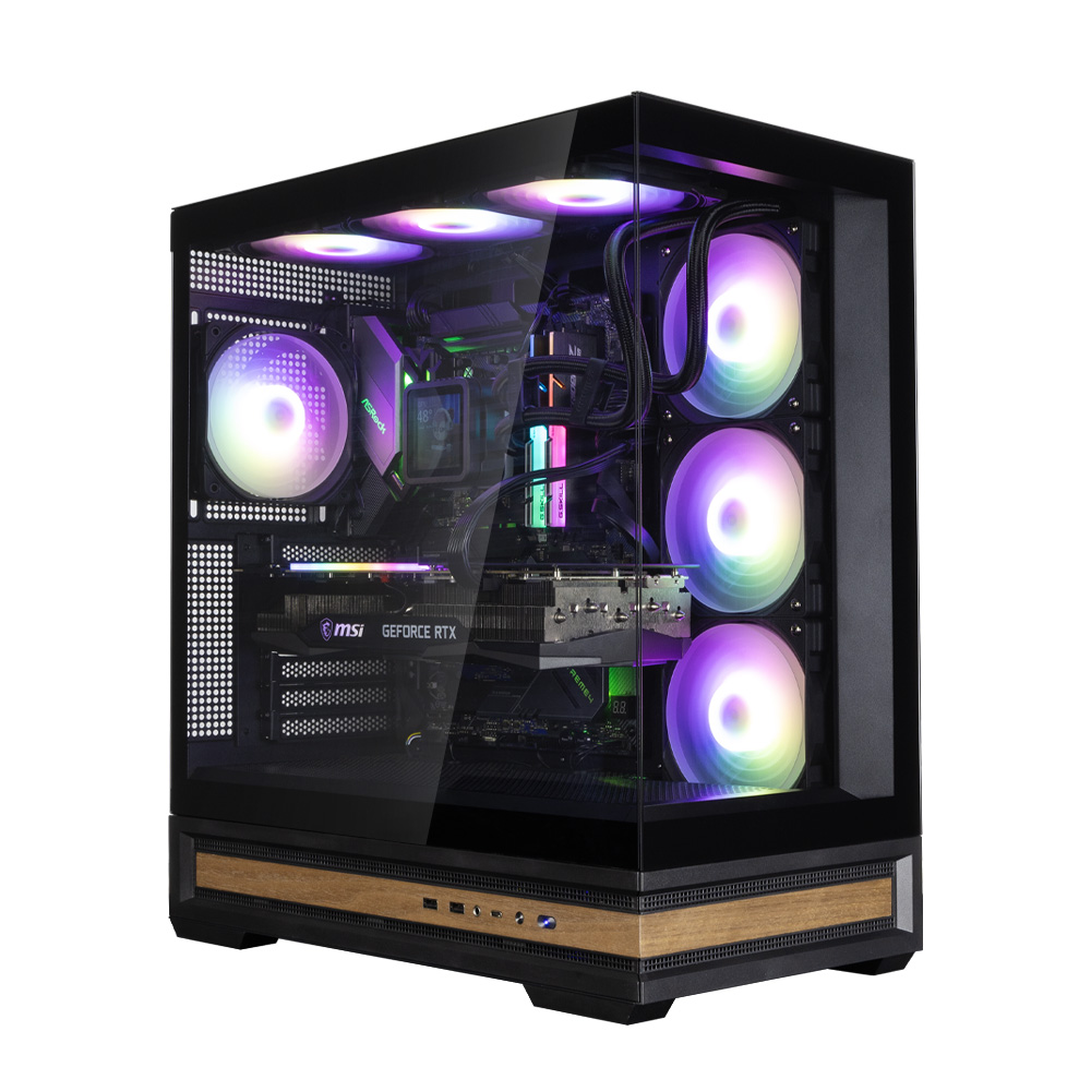 Carcasa ATX Semi-tower Zalman P40, neagra, midi-tower, USB-C, 235mm