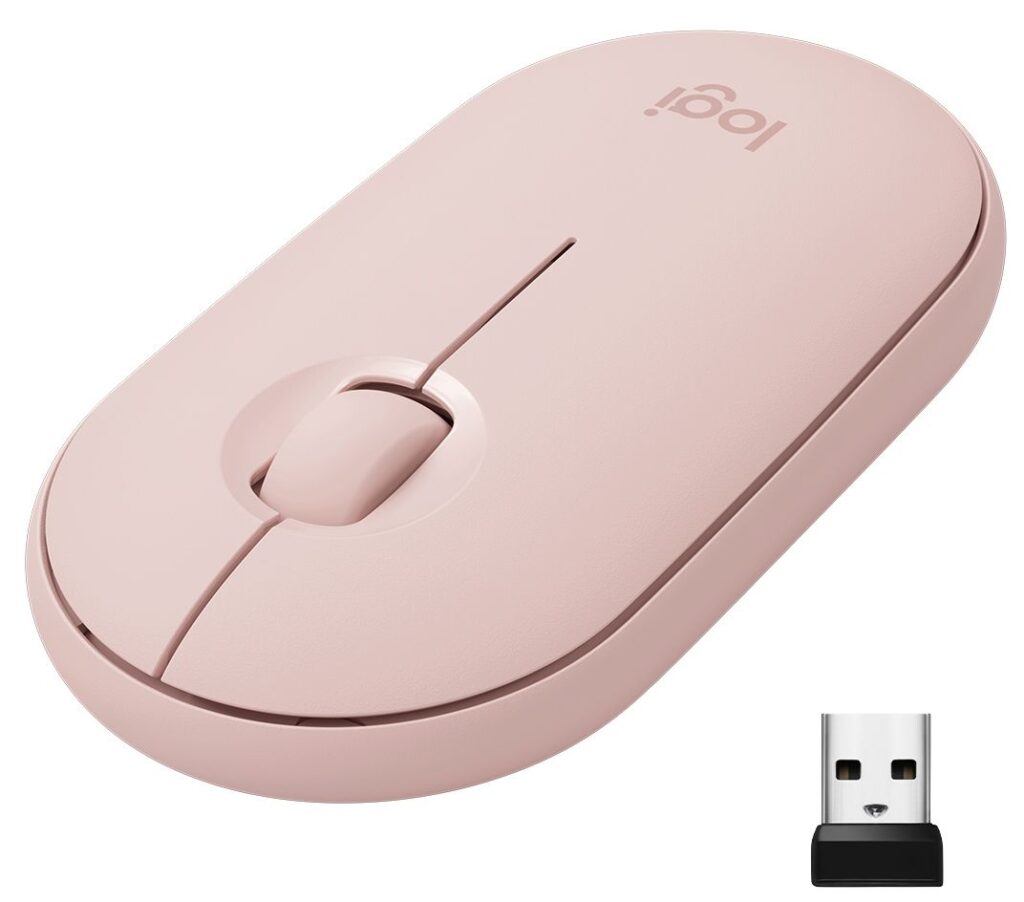 Mouse Logitech Pebble 2 M350s, bluetooth, dongleless, Tonal Rose