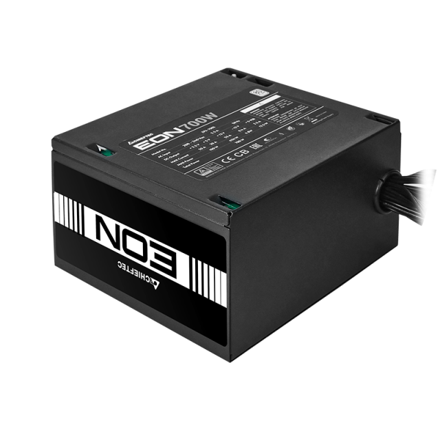 Sursa Chieftec „EON”, 500W, certificare 80 Plus, non-modular, fan 120mm, negru