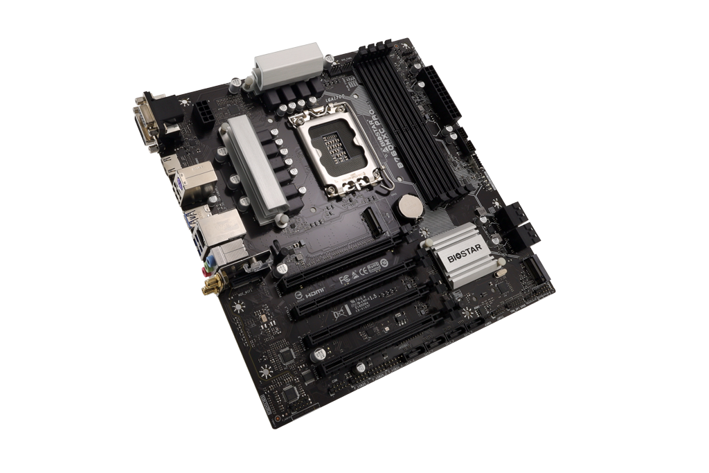 Placa de baza Biostar B760MXC PRO, LGA1700, 4xDDR5, 4xPCIE16, Micro-ATX
