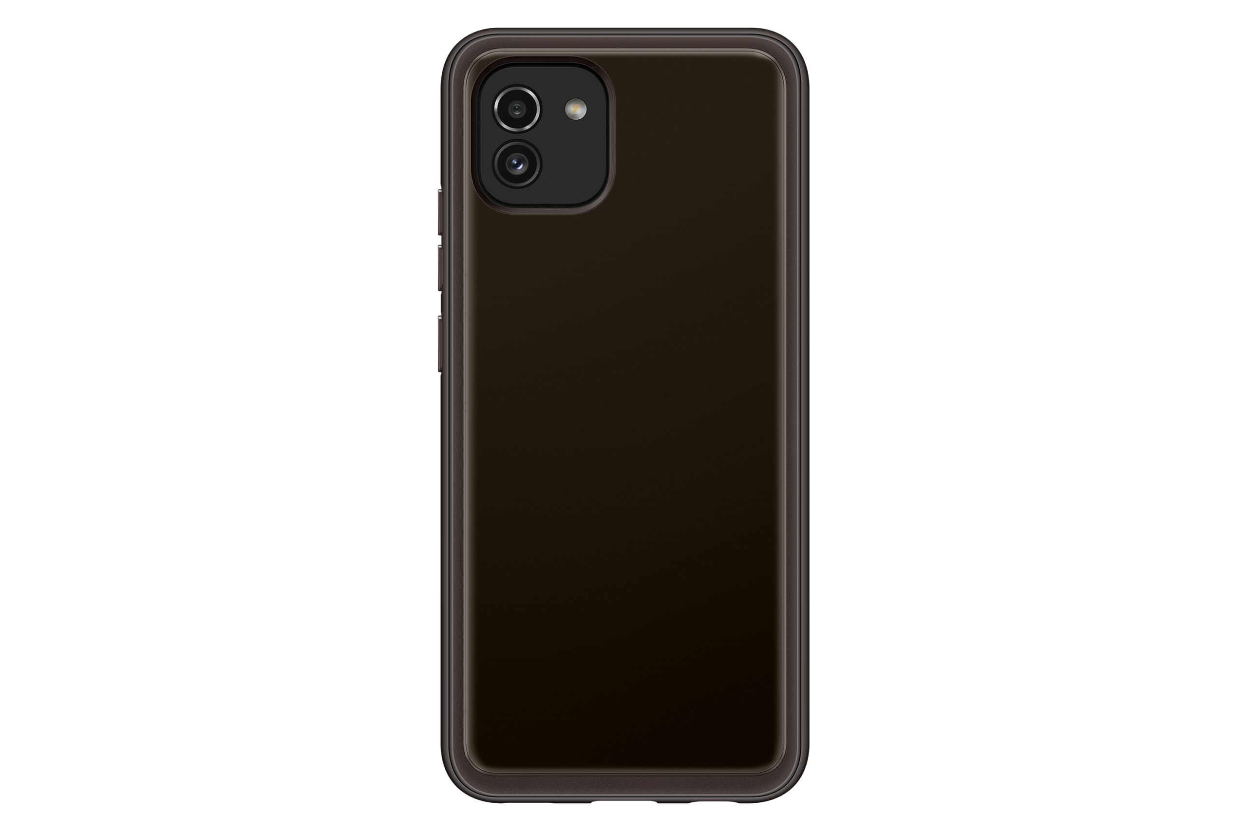 Husa de protectie Samsung Soft Clear Cover pentru Galaxy A03, Transparent Black 1 Husa de protectie Samsung Soft Clear Cover pentru Galaxy A03, Transparent Black