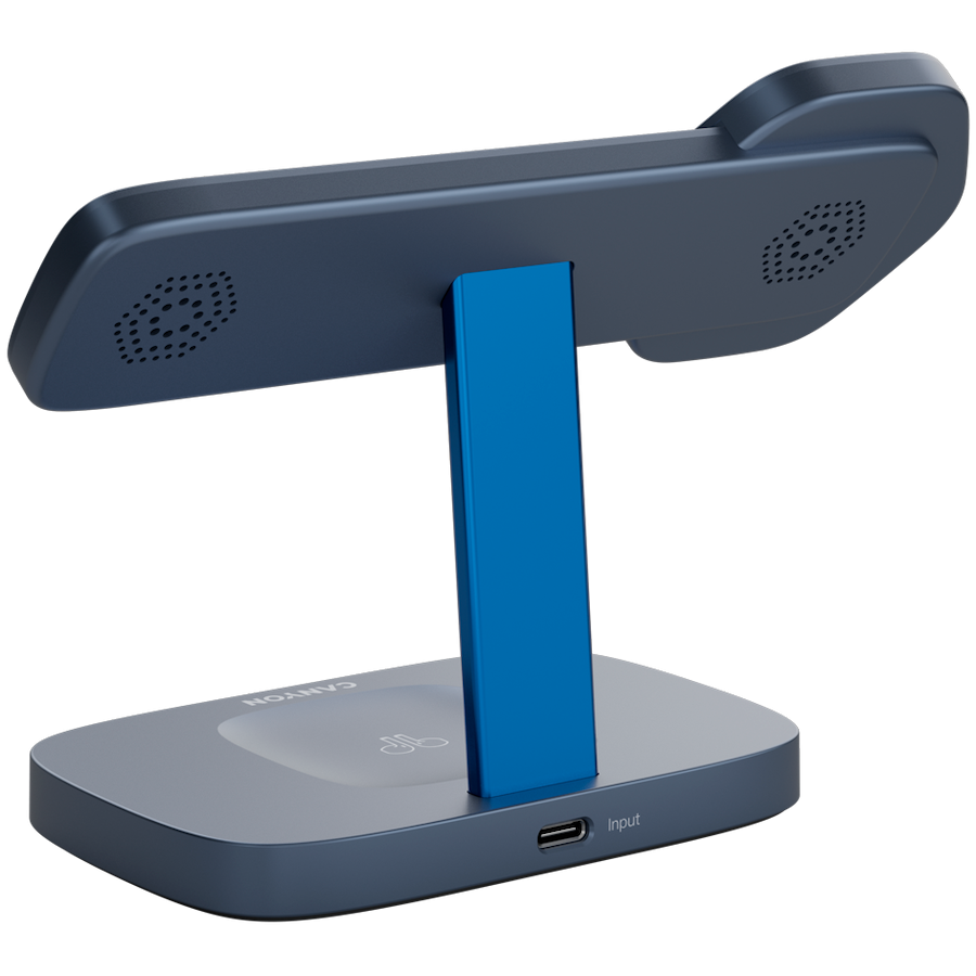 Statia de incarcare wireless Canyon Hexagon 310 3in1, 15W albastru 4 Statia de incarcare wireless Canyon Hexagon 310 3in1, 15W albastru - imagine 4