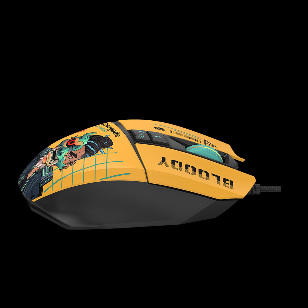 Mouse cu fir A4TECH Bloody W63 Max, 12000 DPI, RGB, eSport Gaming, USB, Optical, Renegade Sunset 4 Mouse cu fir A4TECH Bloody W63 Max, 12000 DPI, RGB, eSport Gaming, USB, Optical, Renegade Sunset - imagine 4