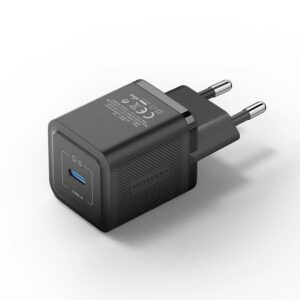 Incarcator retea Vention 20W, 1 x USB Type-C, 5V/3A, QC 3.0, Negru
