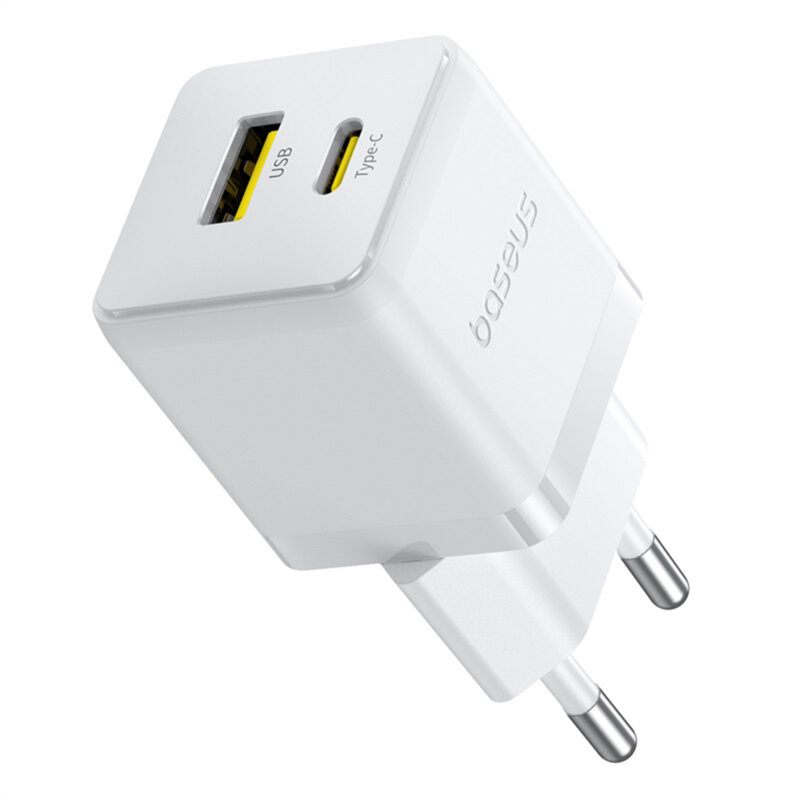 Incarcator EU 20W, USB, Type-C – Baseus Palm (CCZC20UE) – Moon White