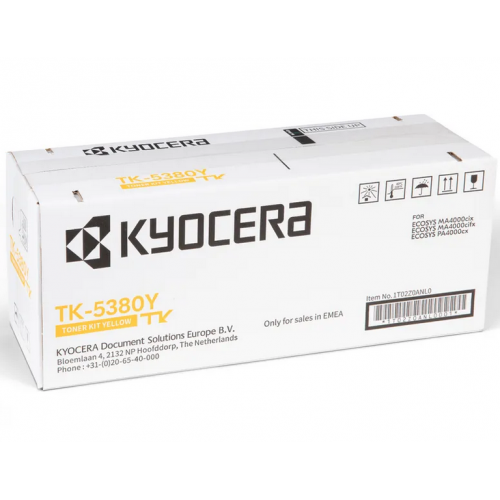 Toner Kyocera TK-5380, original, galben, 10000 pagini
