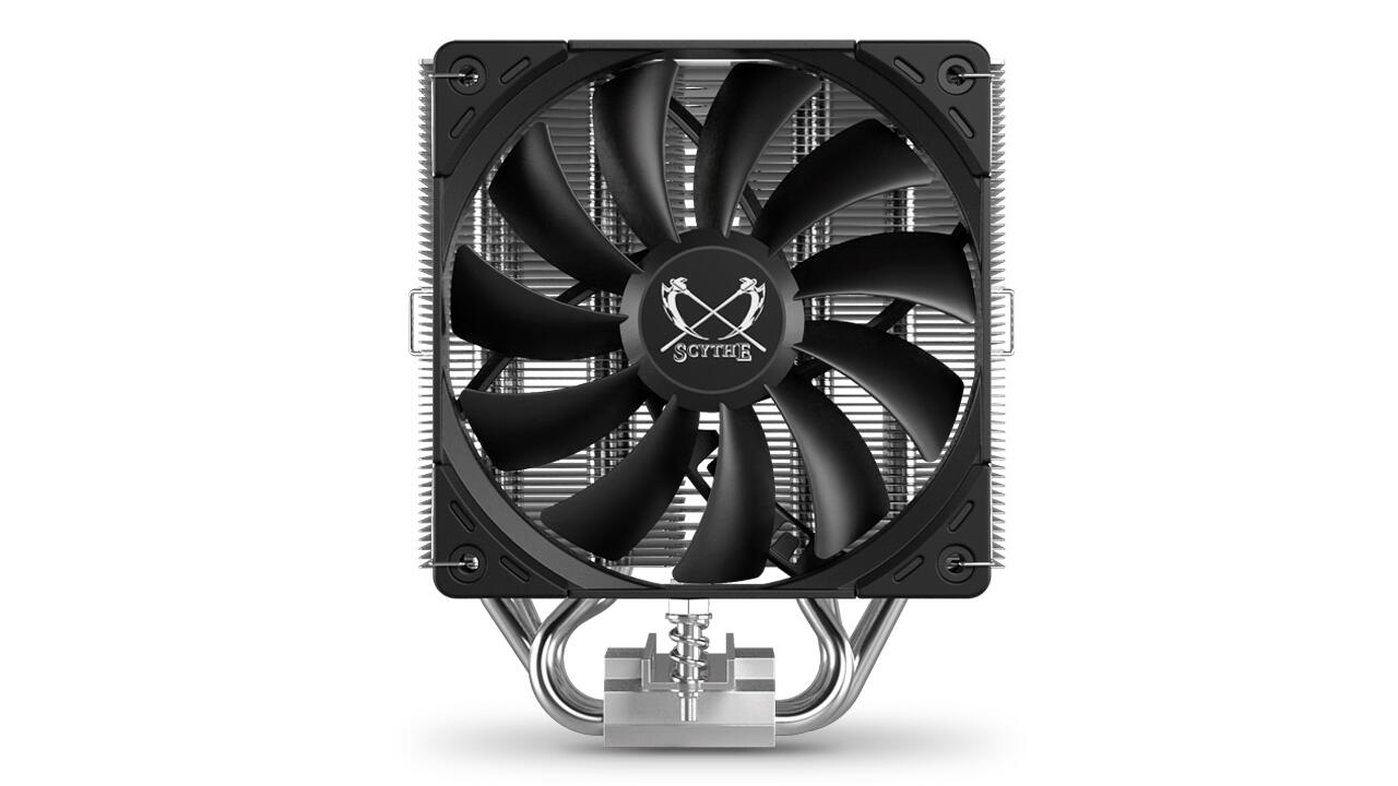 Cooler Scythe "Kotetsu Mark II", skt. universal, racire cu aer, ventilator 120 mm, 1500 rpm, inaltime cooler 154mm, 4 heatpipe, "SCKTT-2100" (timbru verde 2.00 lei) - imagine 3