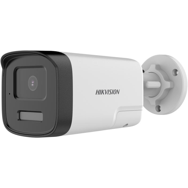 Cameră de supraveghere exterior HIKVISION HD-TVI, 1080p, obiectiv 2.8mm, iluminare IR/LED 40m, alb